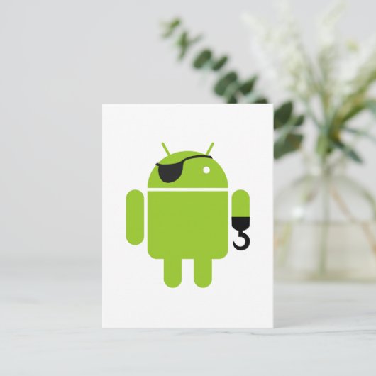 Carte Postale Android Robot (Debout devant)