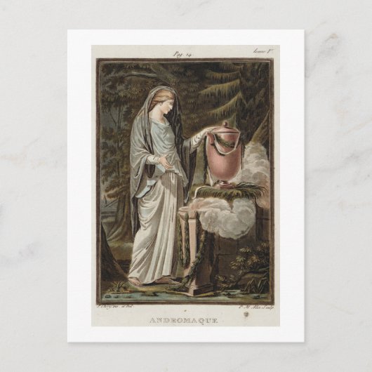 Carte Postale Andromaque, costume for 'Andromaque' by Jean Racin (Devant)