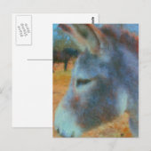 Carte Postale âne (Devant / Derrière)