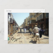 Carte Postale âne aswan (Devant / Derrière)