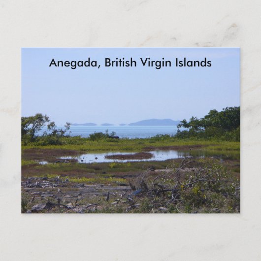 Carte Postale Anegada BVI (Devant)
