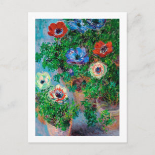 Carte Postale Anémone, Monet