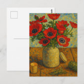 Carte postale Anemones (Devant / Derrière)