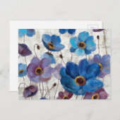 Carte Postale Anémones en gras (Devant / Derrière)