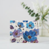 Carte Postale Anémones en gras (Debout devant)