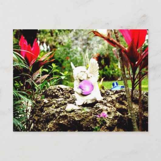 carte postale ange (Devant)