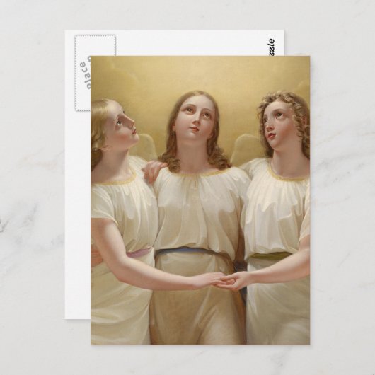 Carte Postale ange (Devant / Derrière)