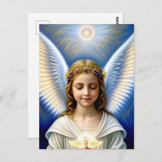 Carte Postale Ange (Devant / Derrière)