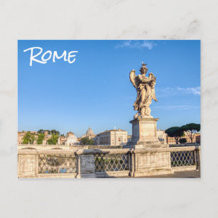 Carte Postale Ange avec la Couronne d'épines - Sant'Angelo, Rome