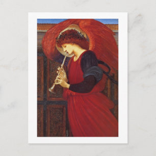 Carte Postale Ange avec trompette, Burne Jones