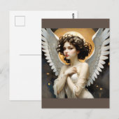 Carte Postale ange béni qui vous protège (Devant / Derrière)
