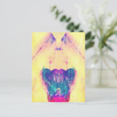 Carte Postale Ange Birdhouse Abstrait (Debout devant)