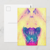 Carte Postale Ange Birdhouse Abstrait (Devant / Derrière)