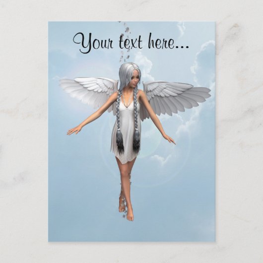 Carte Postale Ange blanc (Devant)
