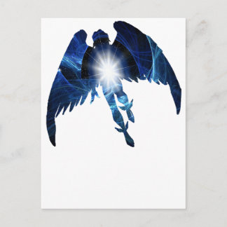 CARTE POSTALE ANGE BLEU