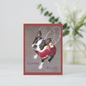 Carte Postale Ange Boston Terrior (Debout devant)
