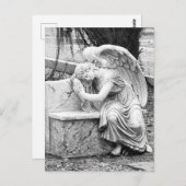 Carte Postale Ange, Cimetière, Savannah Ga (Devant / Derrière)