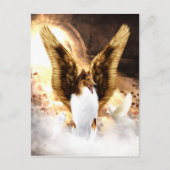 Carte Postale Ange Collie ailé dans le paradis des chiens (Devant)