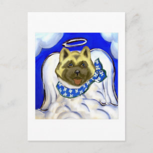 Carte Postale ange d'Akita