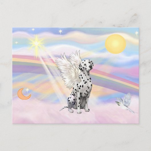Carte Postale Ange dalmate (Devant)