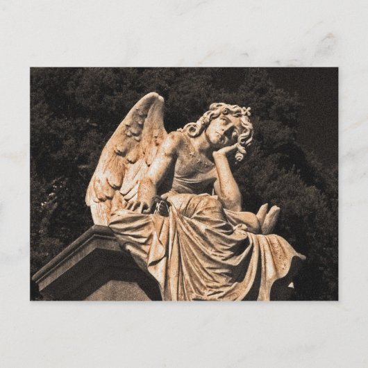 Carte Postale ange dans la contemplation (Devant)