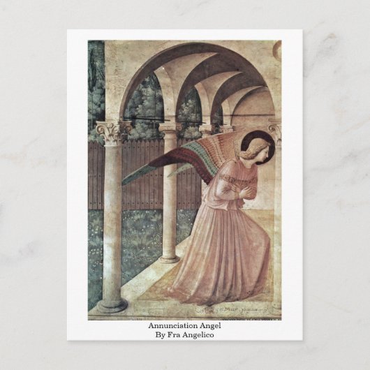Carte Postale Ange De Annonciation Par Fra Angelico (Devant)