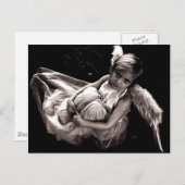 Carte Postale Ange de bébé perdu (Devant / Derrière)
