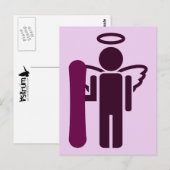 Carte Postale ange de conseil. (Devant / Derrière)