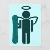 Carte Postale ange de conseil. (Devant)