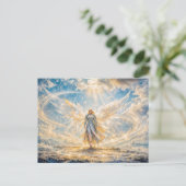 Carte Postale Ange de fantasy dynamique dans une lumière atmosph (Debout devant)