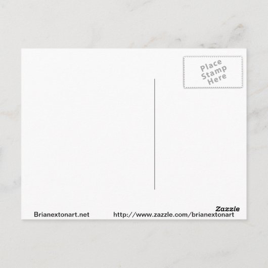 Carte Postale Ange de gloire (Dos)