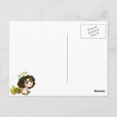 Carte Postale Ange de houx (Dos)