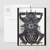 Carte Postale Ange de la mort  (Devant / Derrière)