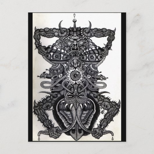 Carte Postale Ange de la mort  (Devant)