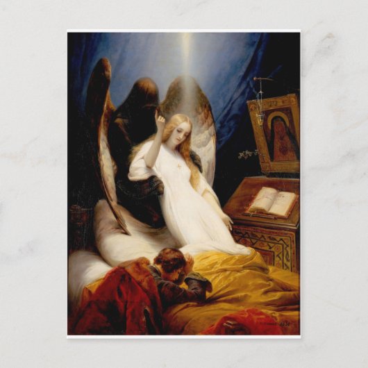 Carte Postale Ange de la Mort (1851) (Devant)