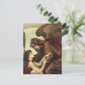 Carte Postale Ange de la mort par Evelyn De Morgan (Debout devant)