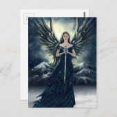 Carte Postale Ange de la tempête (Devant / Derrière)