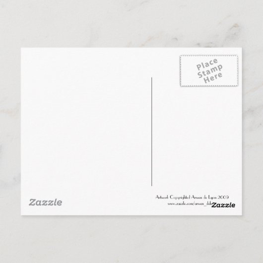 Carte Postale Ange de l'Esprit (Dos)