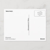 Carte Postale Ange de neige (Dos)