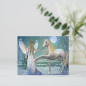 Carte Postale Ange de neige (carte postale) (Debout devant)