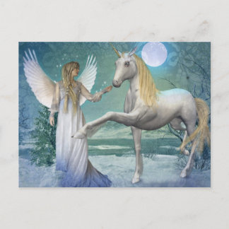 Carte Postale Ange de neige (carte postale)