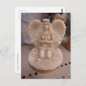 Carte Postale Ange de prière (Devant / Derrière)