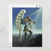 Carte Postale Ange de vengeance (Devant / Derrière)