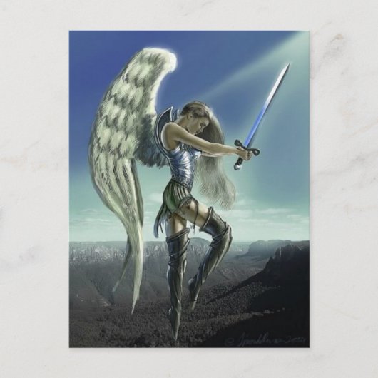 Carte Postale Ange de vengeance (Devant)