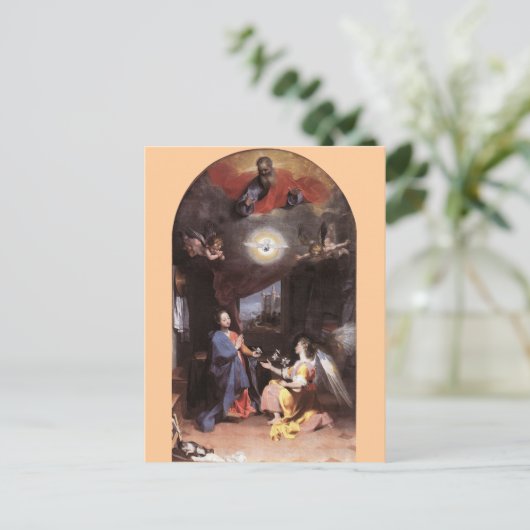 CARTE POSTALE ANGE DE VIRGIN ET D'ANNONCIATION (Debout devant)