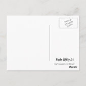 Carte postale Ange des ailes sensibles (Dos)