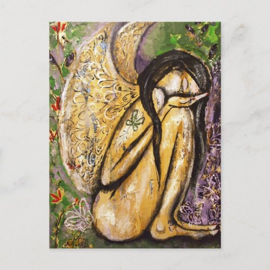 Carte postale Ange des ailes sensibles (Devant)