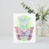 CARTE POSTALE ANGE D'INTUITION (Debout devant)