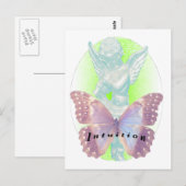 CARTE POSTALE ANGE D'INTUITION (Devant / Derrière)