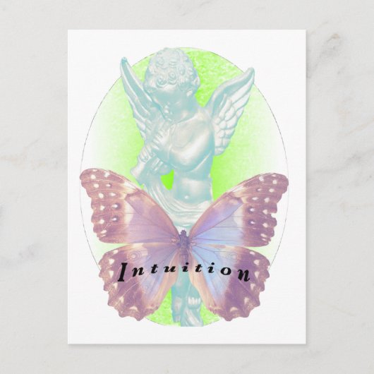 CARTE POSTALE ANGE D'INTUITION (Devant)
